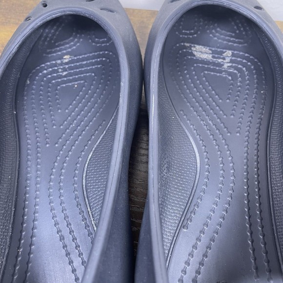 Crocs Kadee Slingback Slip On Flats Round Toe Rubber Shoes Women Size 9 - Picture 9 of 9